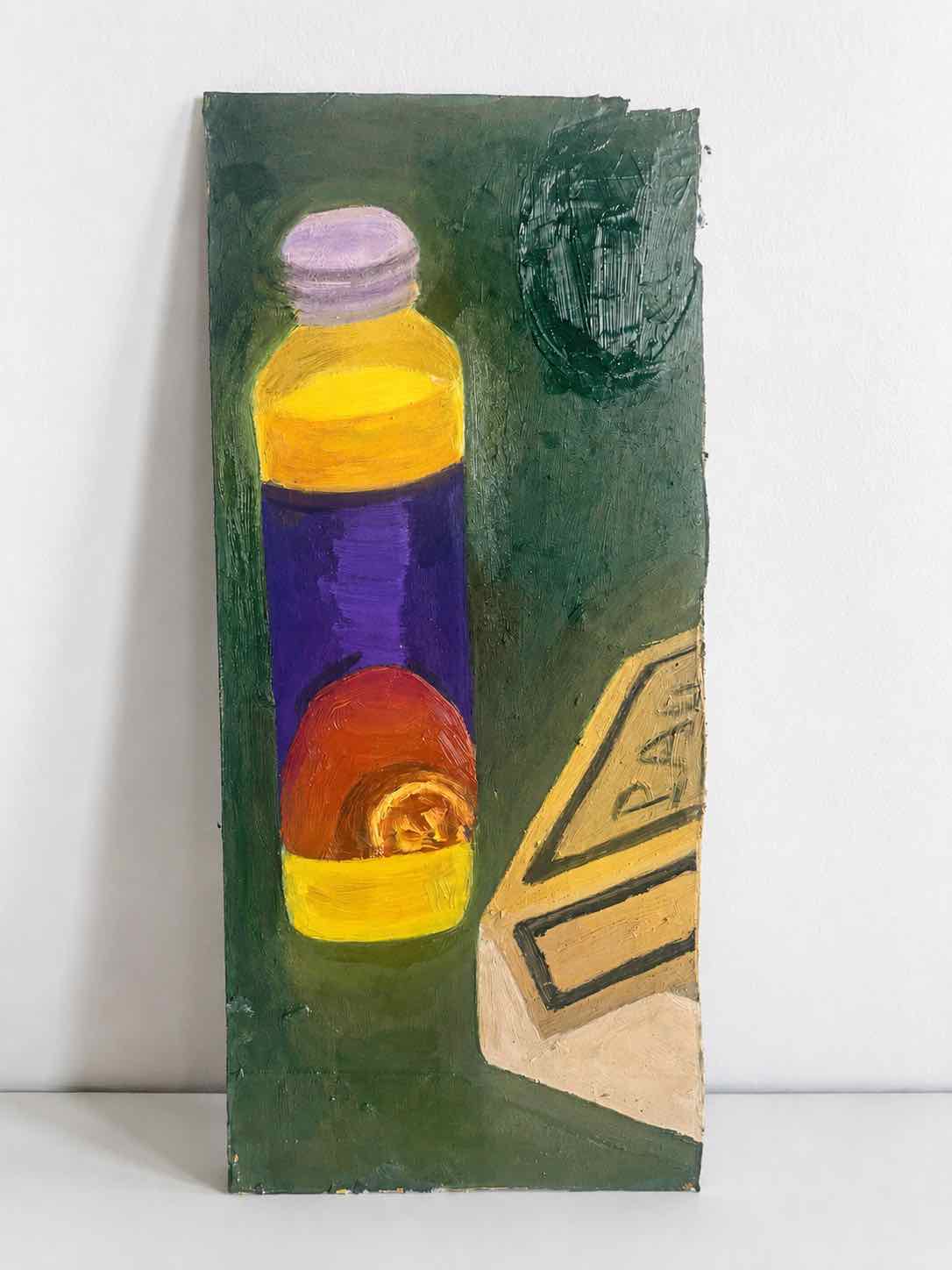 Mangue, huile sur carton, Juillet 2026